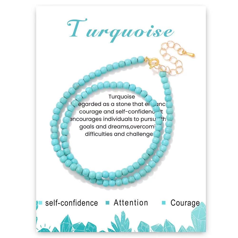 Gemstone Full String Bead Necklace