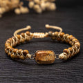 Gemstone Braided Bracelet