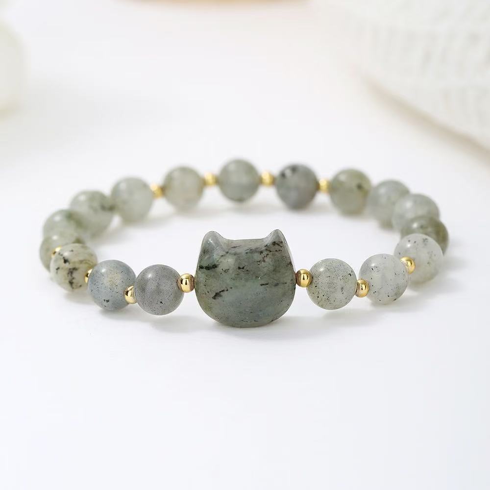 Gemstone Kitty Bracelet