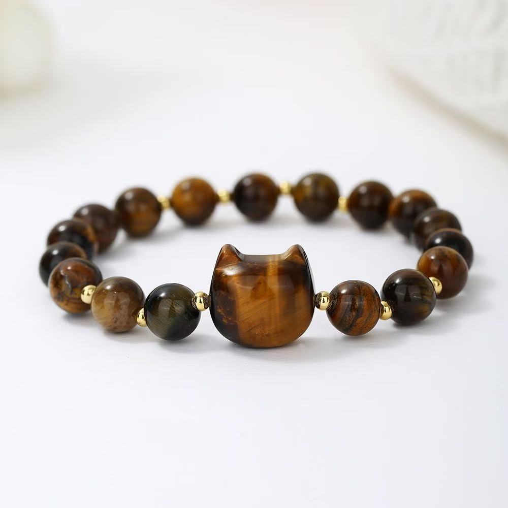 Gemstone Kitty Bracelet