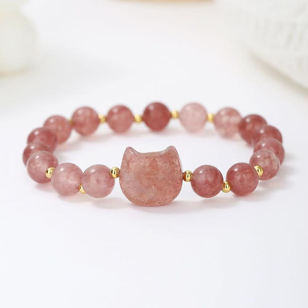 Gemstone Kitty Bracelet