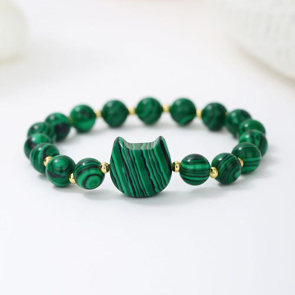 Gemstone Kitty Bracelet