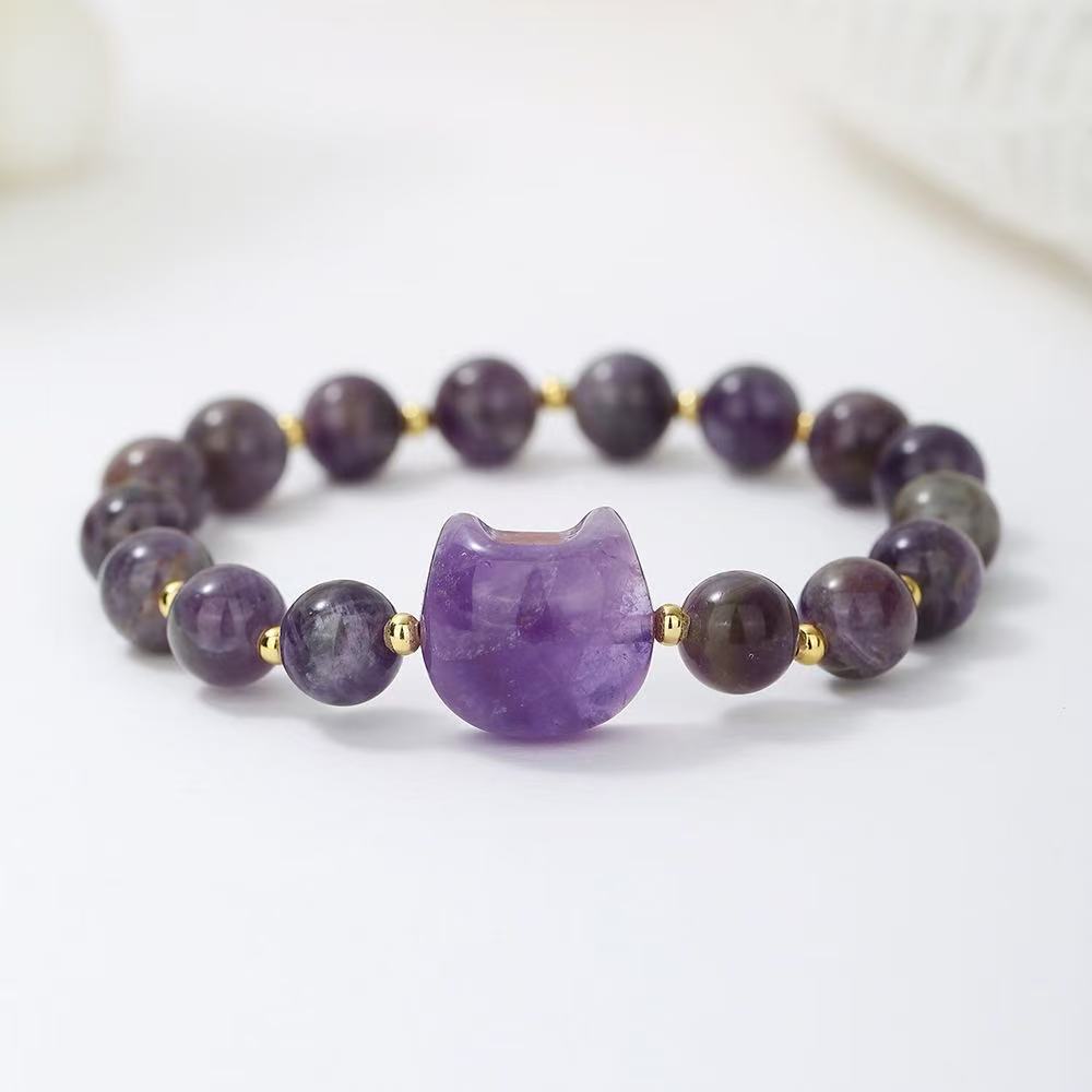 Gemstone Kitty Bracelet